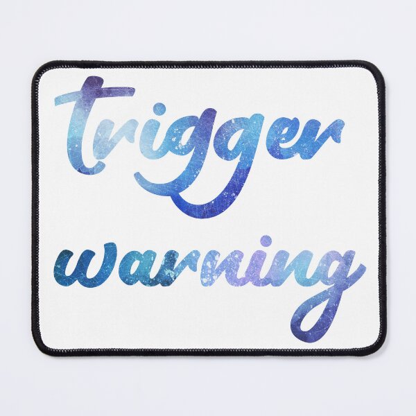 Item preview, Trigger warning watercolor designed and sold by Drawmecute.
