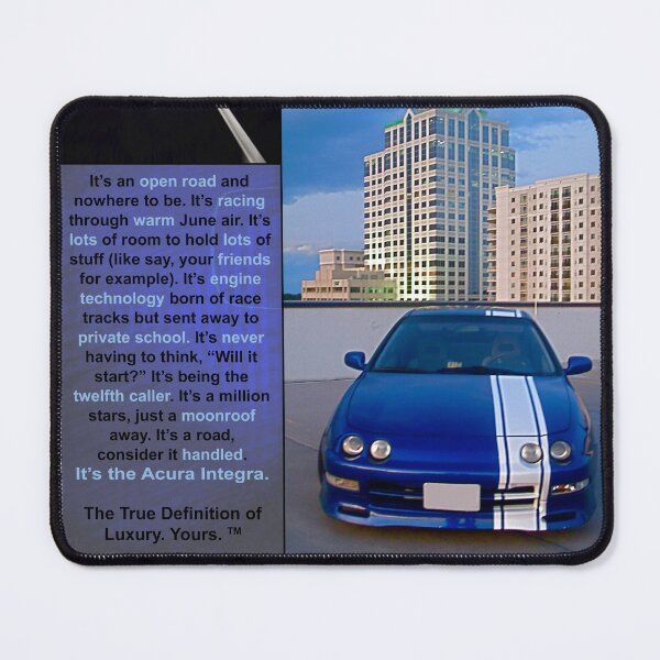 Item preview, Mock Acura Integra Ad_ featuring MY Car designed and sold by DefinedbyDesign.