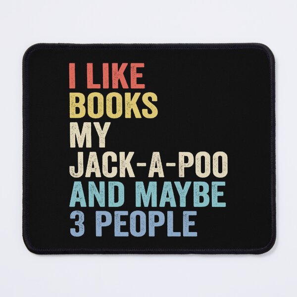 Item preview, Jack-A-Poo Dog Lover Gift, Cute Book Dogs Lover - Bookish designed and sold by vzrnmichsudops.