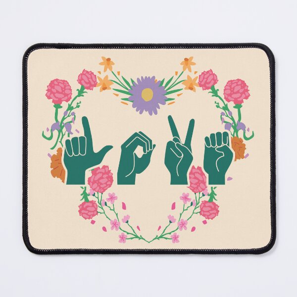 Item preview, ASL Love III - Valentine's Day designed and sold by Lemon Pepper.