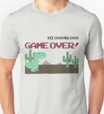 Gameover Dinosaur Unisex T-Shirt