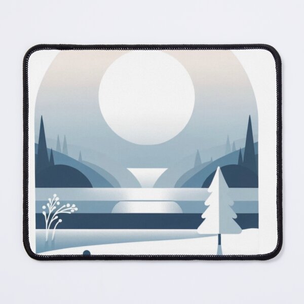 Item preview, Serene Solitude: Minimalist January Dawn designed and sold by Fourseason664.