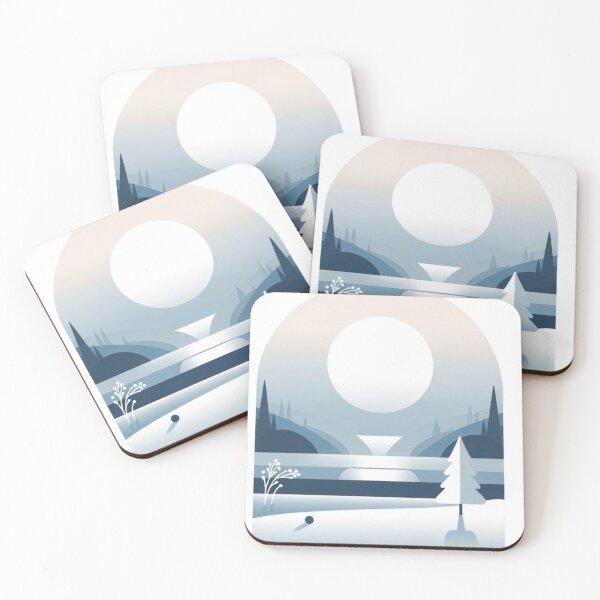 Item preview, Serene Solitude: Minimalist January Dawn designed and sold by Fourseason664.