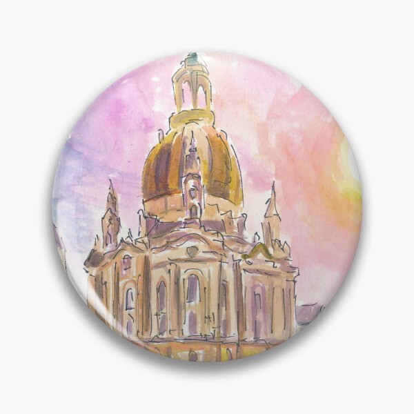 Item preview, Dresden the splendor of the Frauenkirche at sunset designed and sold by artshop77.