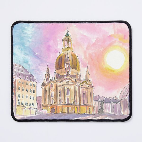 Item preview, Dresden the splendor of the Frauenkirche at sunset designed and sold by artshop77.