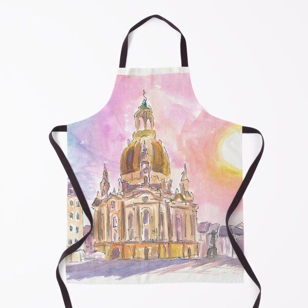 Item preview, Dresden the splendor of the Frauenkirche at sunset designed and sold by artshop77.