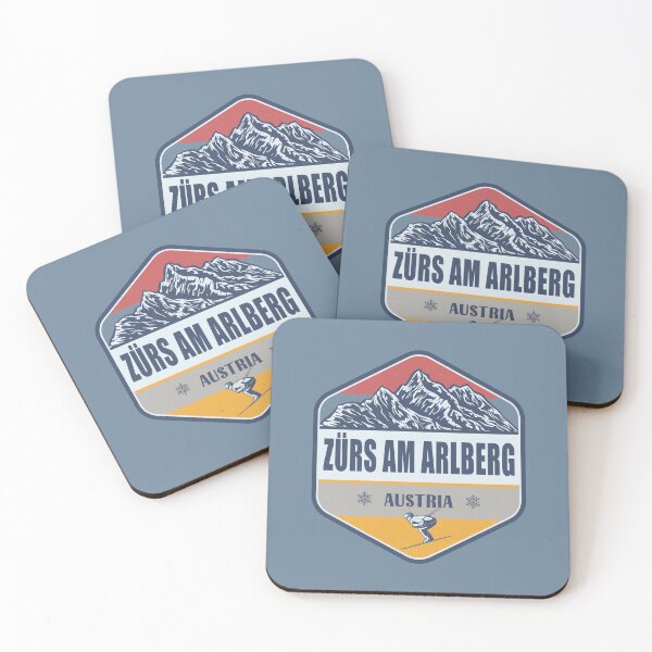 Item preview, Zurs am Arlberg Austria Vintage Skiing Design designed and sold by CynthiaGraphics.
