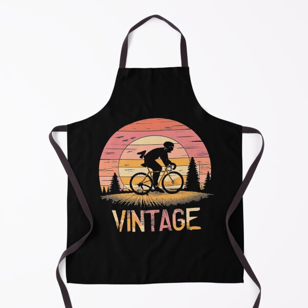 Item preview, Vintage sunset colors with colorful cyclist designed and sold by desinganddecor.