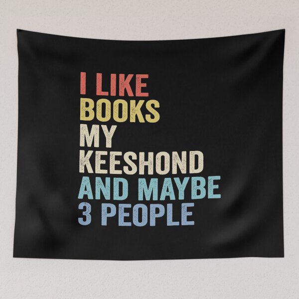 Item preview, Keeshond Dog Lover Gift, Cute Book Dogs Lover - Bookish designed and sold by vzrnmichsudops.