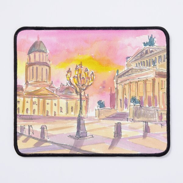Item preview, Berlin Gendarmenmarkt with a Lonely Sunrise Hour designed and sold by artshop77.