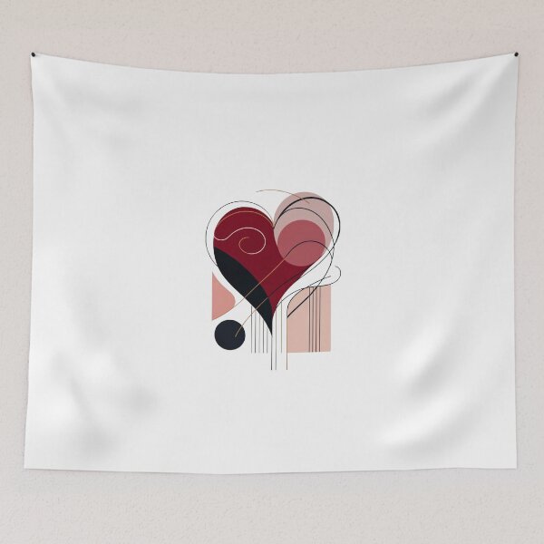 Item preview, Sculpted Affection: Modernist Heart Interpretation designed and sold by Fourseason664.
