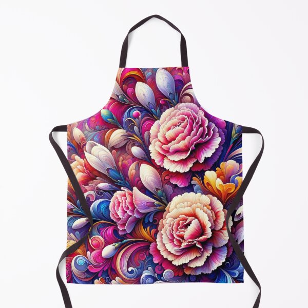 Item preview, Psychedelic Floral Whirl Carnation Dream designed and sold by NAFDesigns.