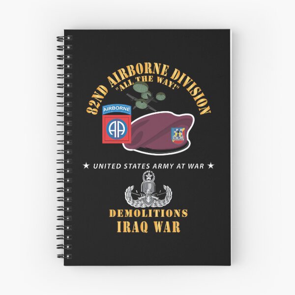 Item preview, Army - 82nd Airborne Div - Beret - Mass Tac - Maroon  - 82nd Avn Regt - Demolitions - Iraq War designed and sold by Military Insignia Products.