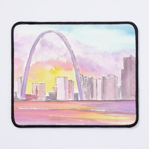 Item preview, Saint Louis Gateway Arch at Sunset in Missouri USA designed and sold by artshop77.