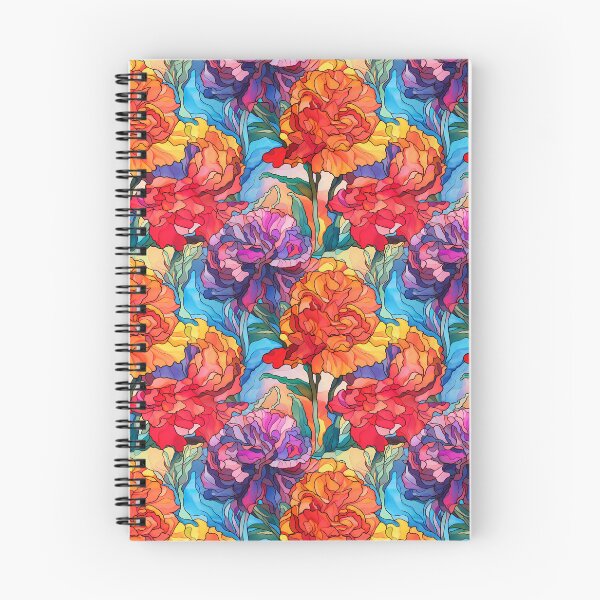 Item preview, Floral Botanical Pattern, Flowers , Aesthetic, Stained Gass designed and sold by whiteraven-shop.