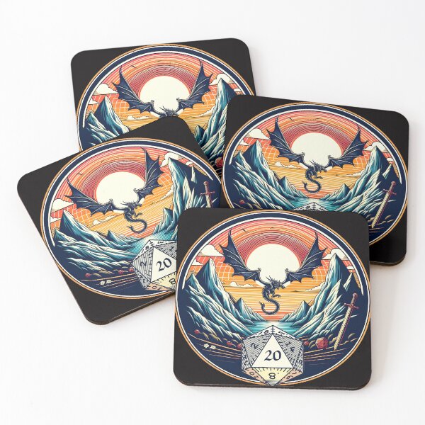 Item preview, VaporScales: A Retro Journey with Draconic Dice designed and sold by MysticVault.