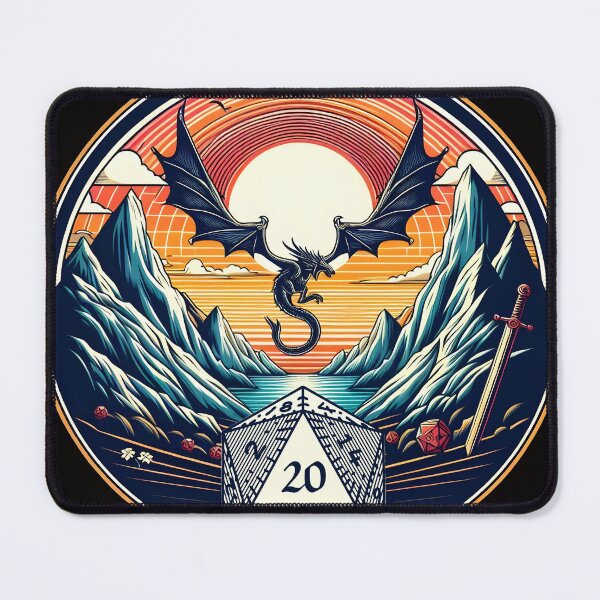 Item preview, VaporScales: A Retro Journey with Draconic Dice designed and sold by MysticVault.