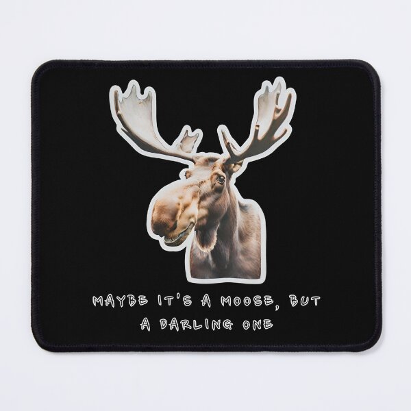 Item preview, Smiling Moose (Maybe it's a moose, but a darling one) designed and sold by ViaNature.