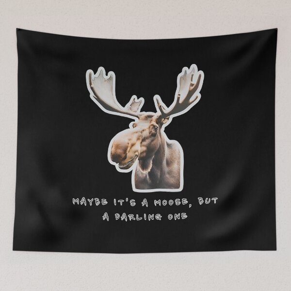Item preview, Smiling Moose (Maybe it's a moose, but a darling one) designed and sold by ViaNature.