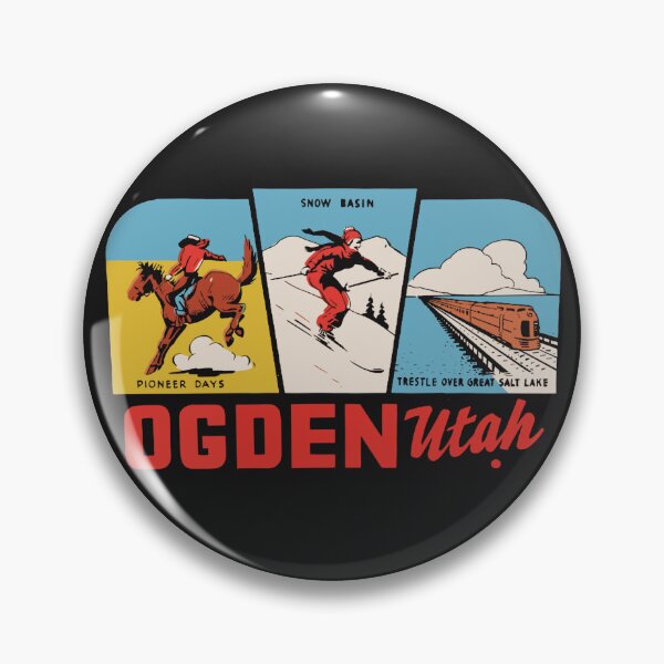 Item preview, Vintage Style Ogden Utah Decal Design designed and sold by Decal Mania.