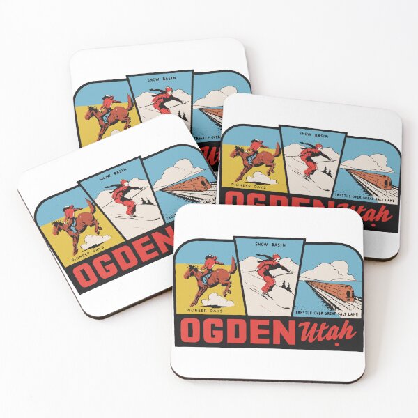 Item preview, Vintage Style Ogden Utah Decal Design designed and sold by Decal Mania.