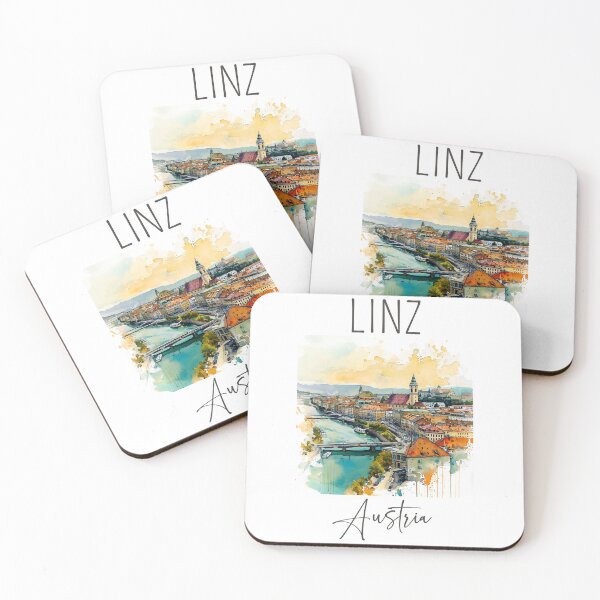 Item preview, Watercolor Design of Linz - Austria designed and sold by Sketch-Shack.