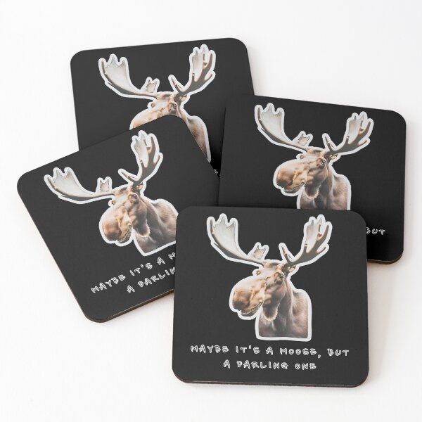 Item preview, Smiling Moose (Maybe it's a moose, but a darling one) designed and sold by ViaNature.