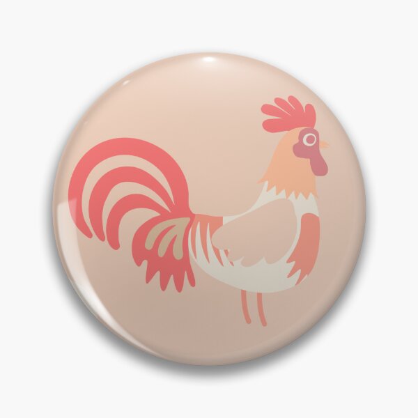 Item preview, Chickens, chicks and geese - peach Easter pattern by Cecca Designs designed and sold by Cecca-Designs.