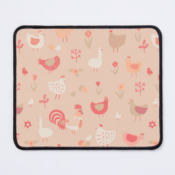 Item preview, Chickens, chicks and geese - peach Easter pattern by Cecca Designs designed and sold by Cecca-Designs.