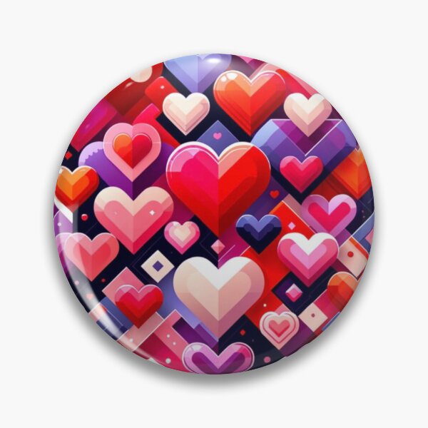 Item preview, "Cubist Love: Geometric Heart Mosaic" designed and sold by Fourseason664.