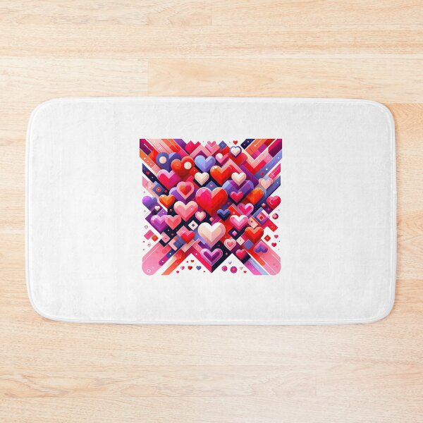 Item preview, "Cubist Love: Geometric Heart Mosaic" designed and sold by Fourseason664.