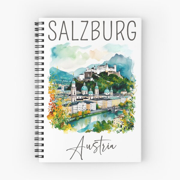 Item preview, Watercolor Design of Salzburg - Austria designed and sold by Sketch-Shack.