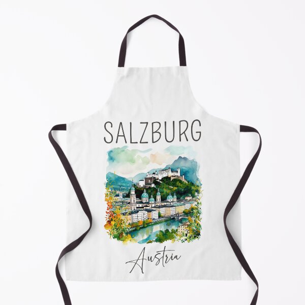 Item preview, Watercolor Design of Salzburg - Austria designed and sold by Sketch-Shack.