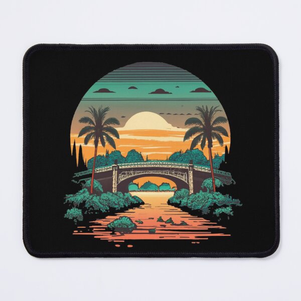 Item preview, Vintage sunset colors bridge designed and sold by desinganddecor.