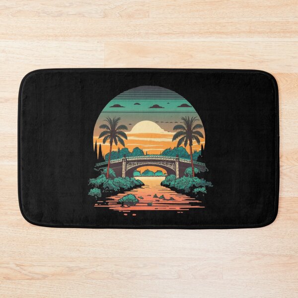 Item preview, Vintage sunset colors bridge designed and sold by desinganddecor.