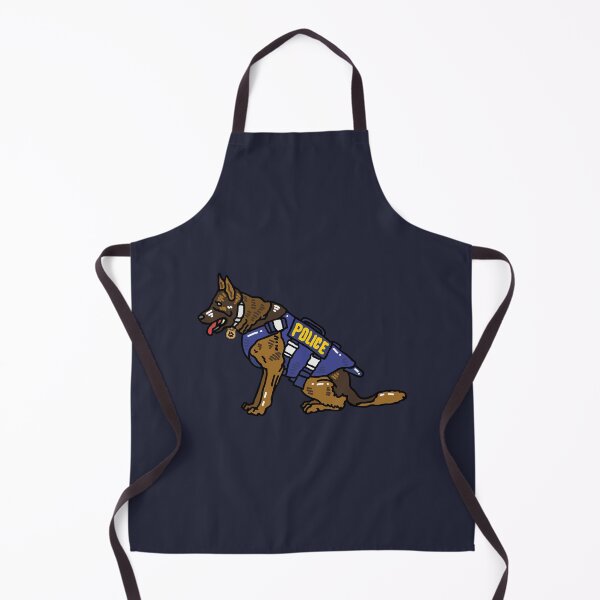Item preview, Police Dog German Shepherd x Malinois Wearing Harness Sitting Digital Art Design designed and sold by GSDDESIGNMERCH.