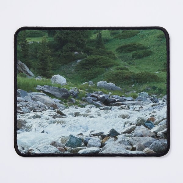Item preview, Flowing Mountain River designed and sold by RelaxingEscapes.