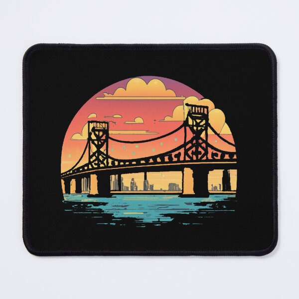 Item preview, Vintage sunset colors bridge designed and sold by desinganddecor.