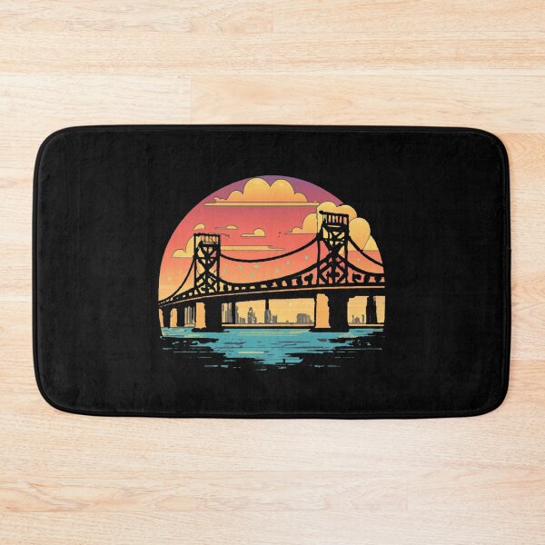 Item preview, Vintage sunset colors bridge designed and sold by desinganddecor.