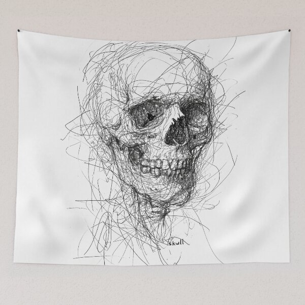 Item preview, Skull drawing designed and sold by Brendon987.