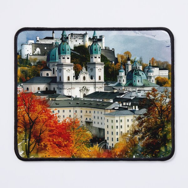 Item preview, Watercolor Design of Salzburg - Austria designed and sold by Sketch-Shack.