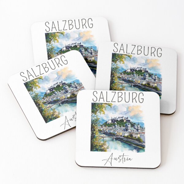 Item preview, Watercolor Design of Salzburg - Austria designed and sold by Sketch-Shack.