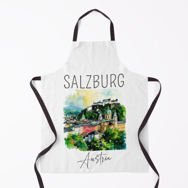 Item preview, Watercolor Design of Salzburg - Austria designed and sold by Sketch-Shack.
