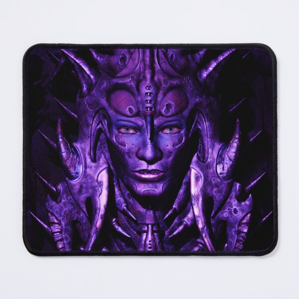 Item preview, Fantasy Face - Biomechanic 3D Illustration - Purple Version designed and sold by KairoDesign.