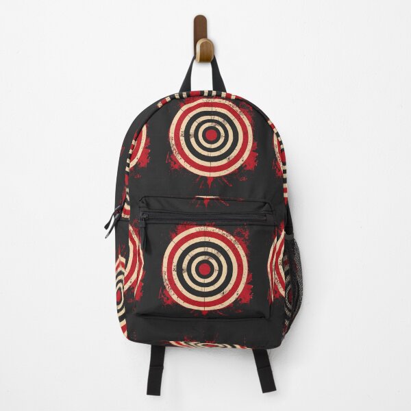 Item preview, Bullseye Impact: Distressed Target with Splatter Effect designed and sold by Sir Meow Meow.