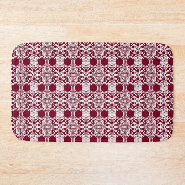 Item preview, Red and white seamless pattern designed and sold by ThiagoSDantas.