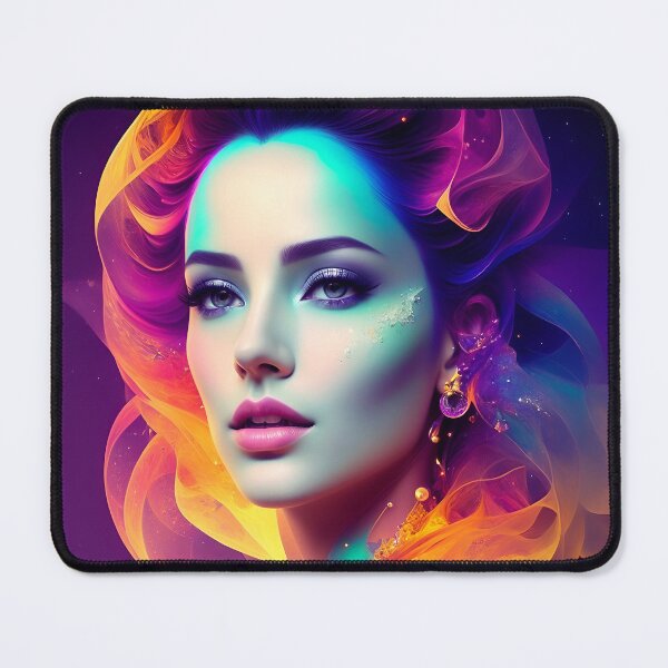 Item preview, Colorful Woman - Colorful Female Portrait designed and sold by Manos Ch.
