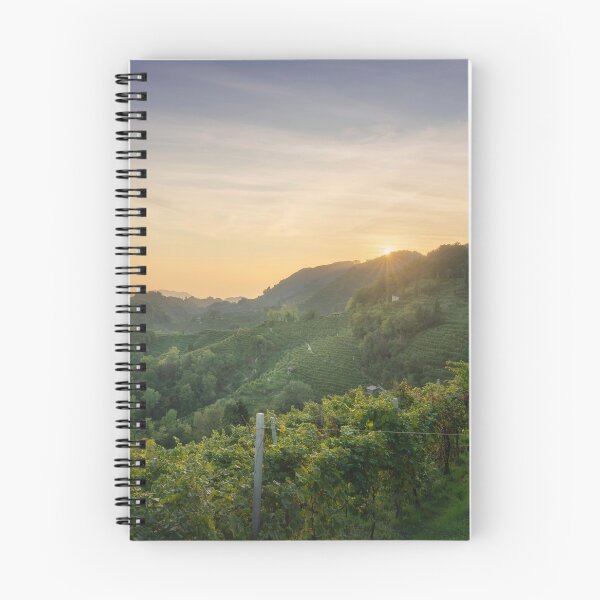 Item preview, Prosecco Hills hogback, vineyards at sunset. Veneto, Italy designed and sold by Stefano Orazzini.