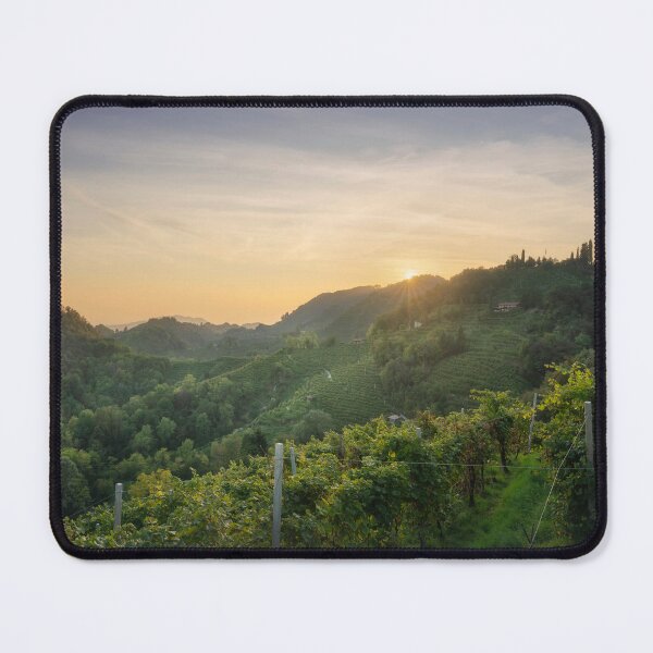 Item preview, Prosecco Hills hogback, vineyards at sunset. Veneto, Italy designed and sold by Stefano Orazzini.
