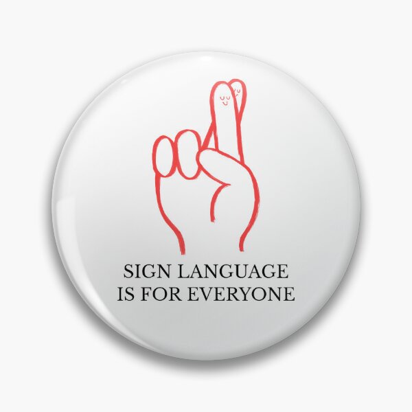 Item preview, Finger Hug Talking Hands Funny Sign Language Love Unity Peace designed and sold by StudioTVDinners.